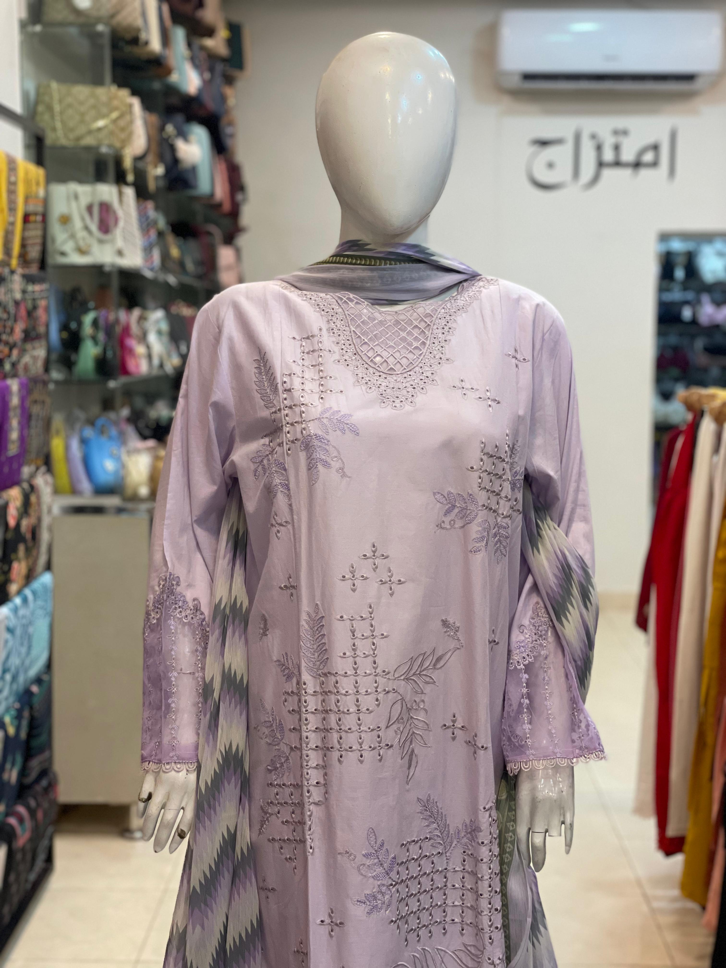 3 PIECE - EMBROIDERED LAWN SUIT