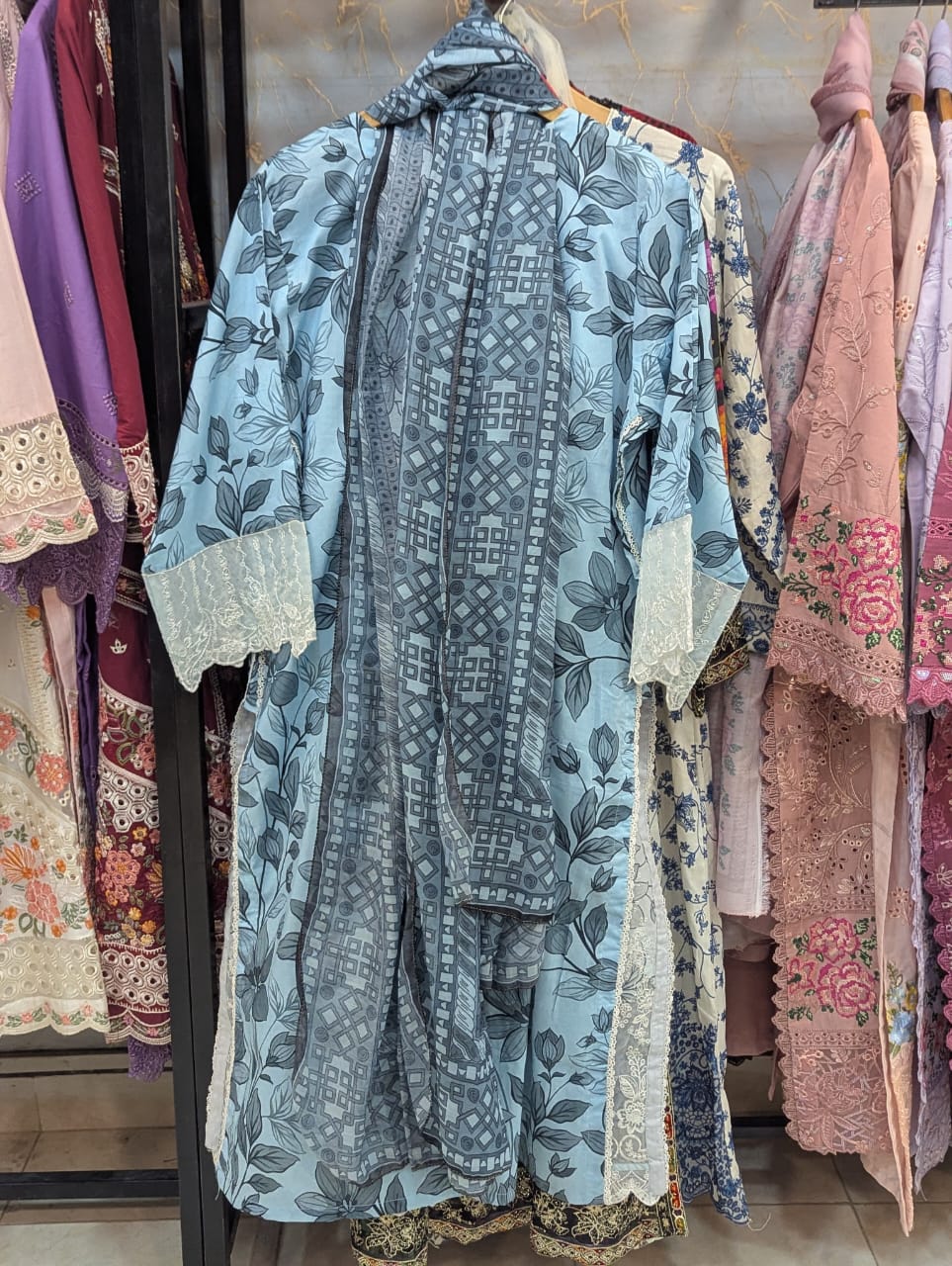 Embroidered Stitch 3pc