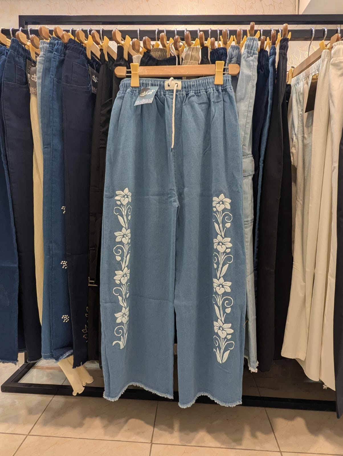 Embroidered Jeans