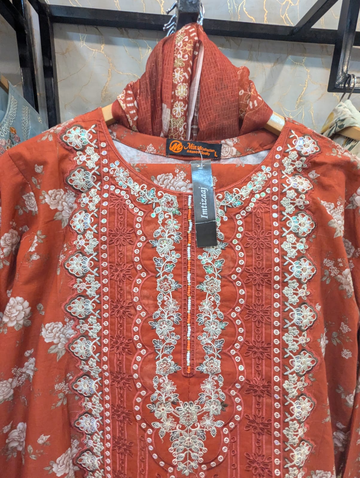 Embroidered Stitch 3 pc