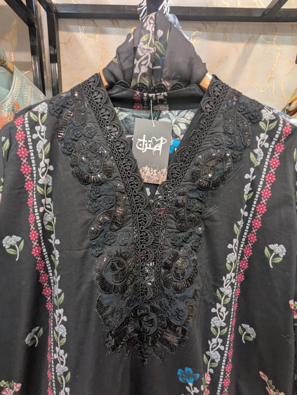 Embroidered Stitch 3pc