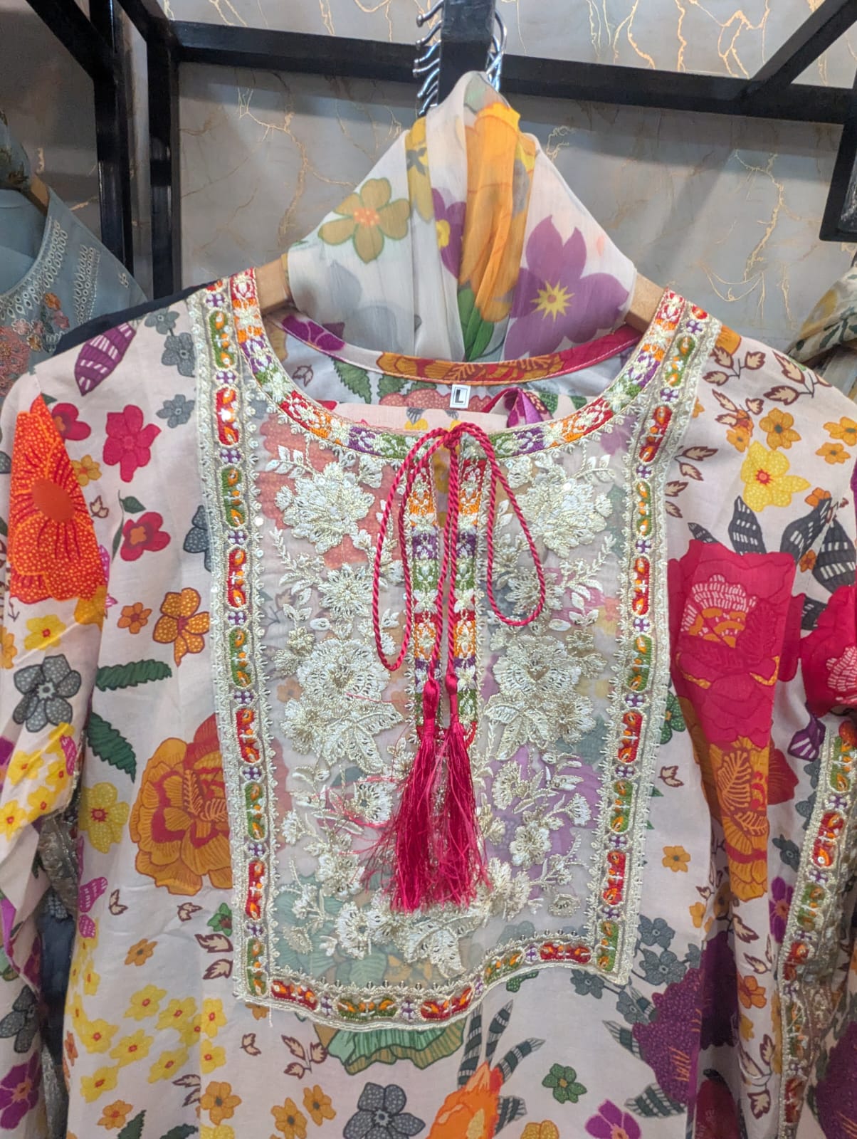 Embroidered Stitch 3 pc