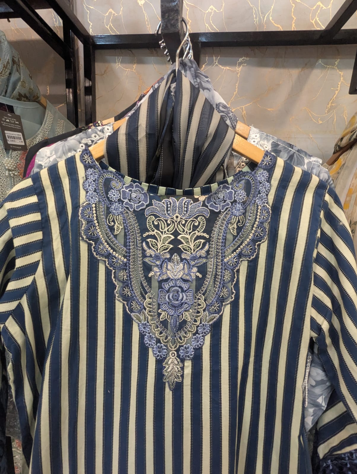 Embroidered Stitch 3pc
