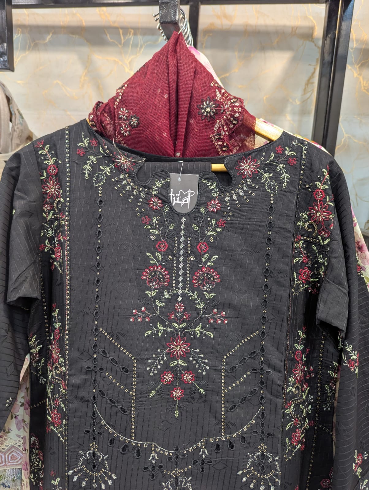 Embroidered Stitch 3 pc