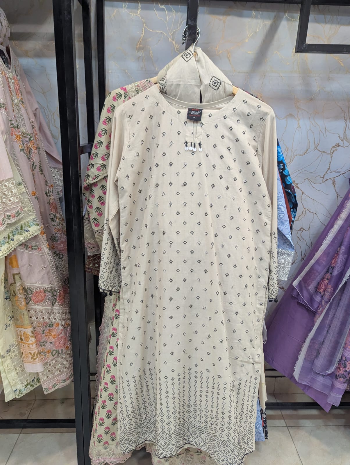 Embroidered Stitch 3pc