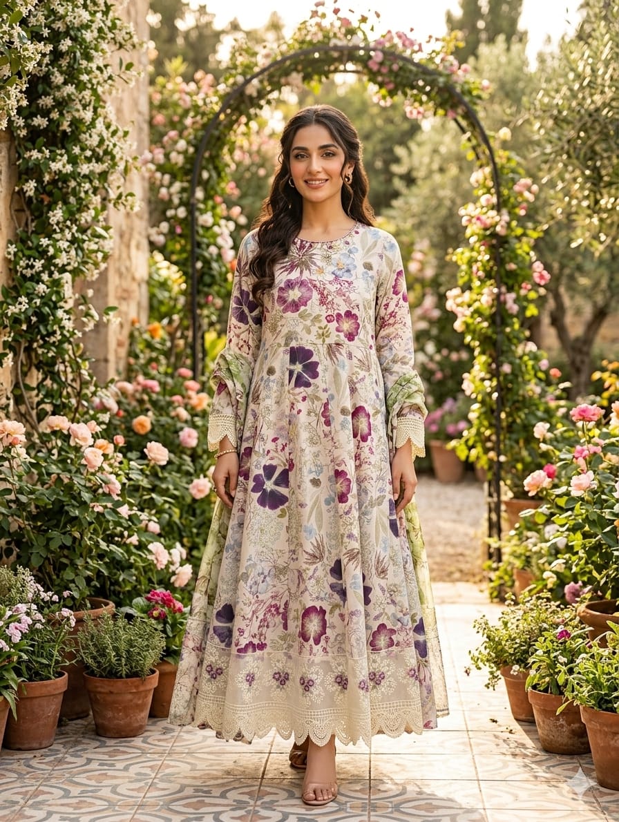 Embroidered Stitch 3pc