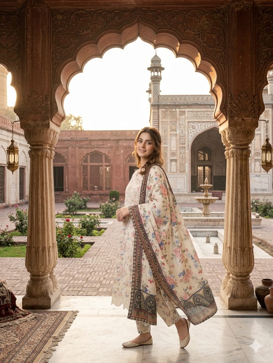 Embroidered Stitch 3pc