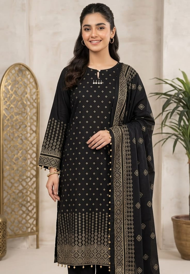 Embroidered Stitch 3pc