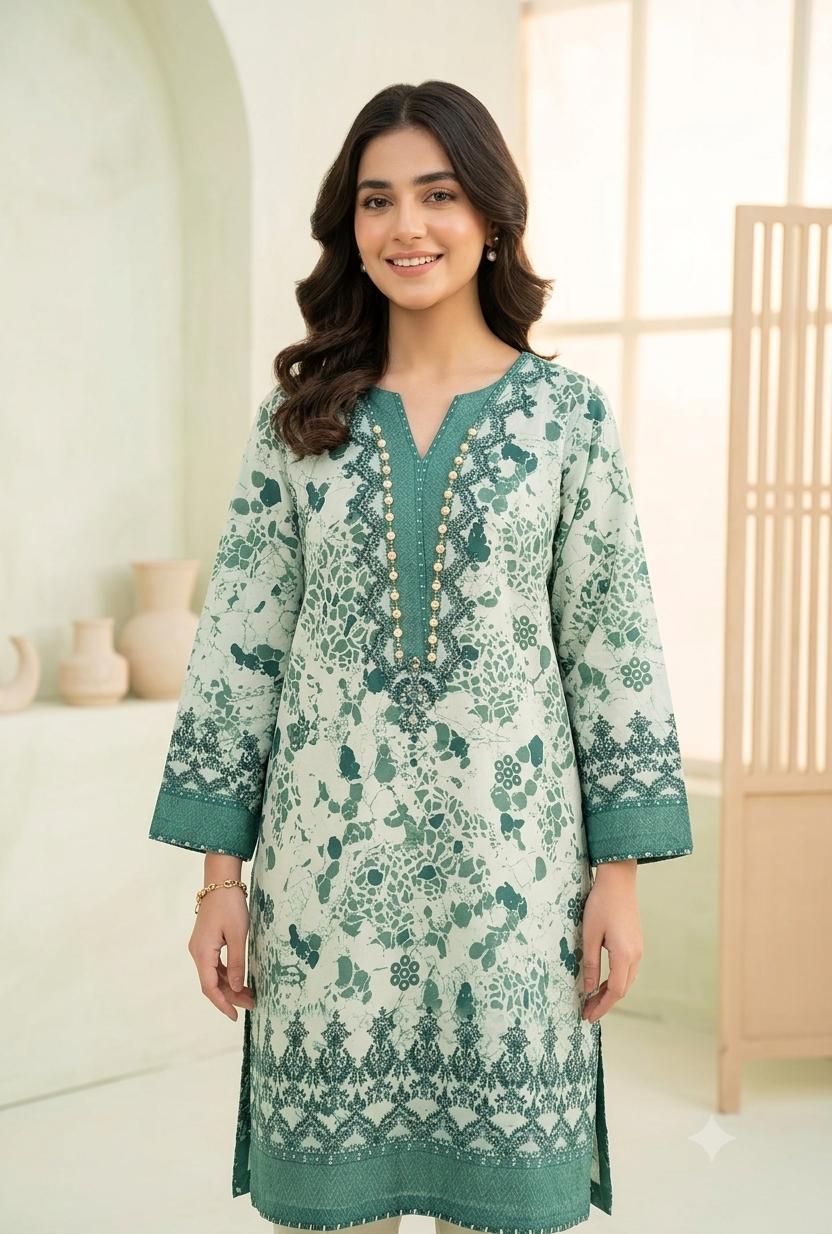 Lawn  Co-ord Set