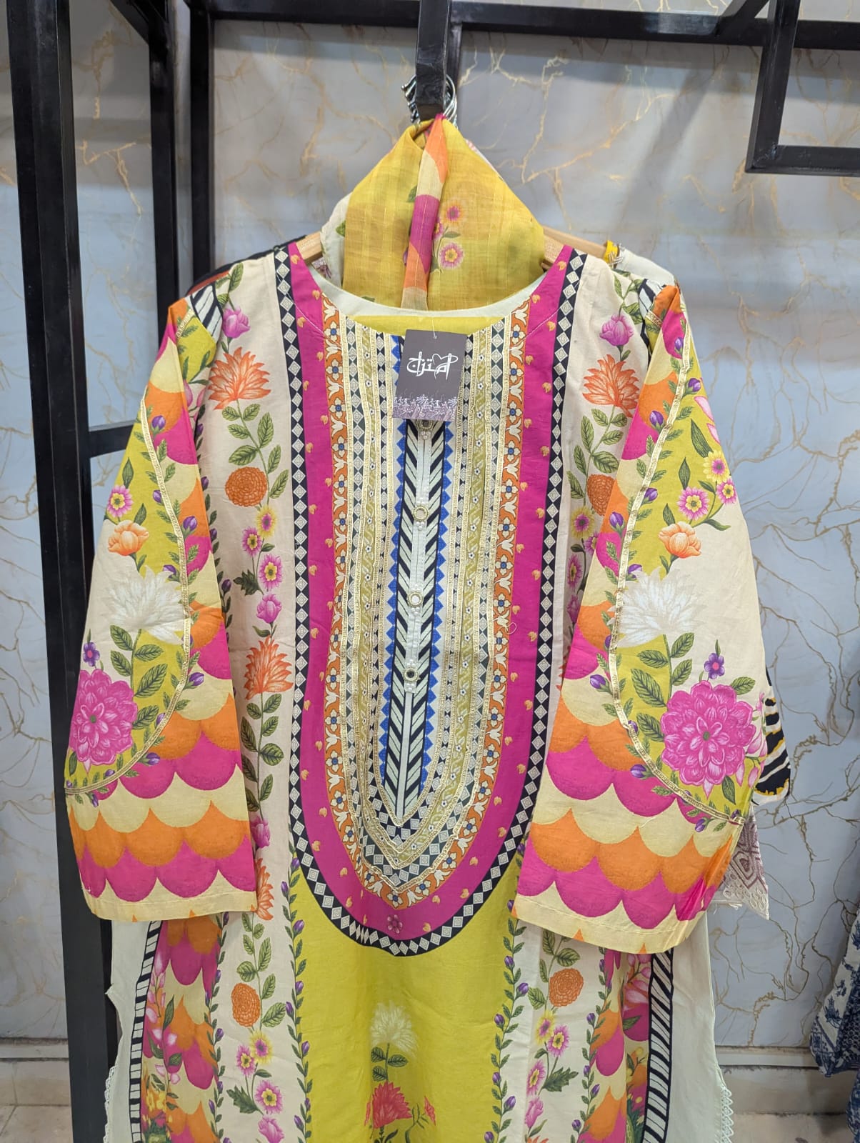 Embroidered Stitch 3pc