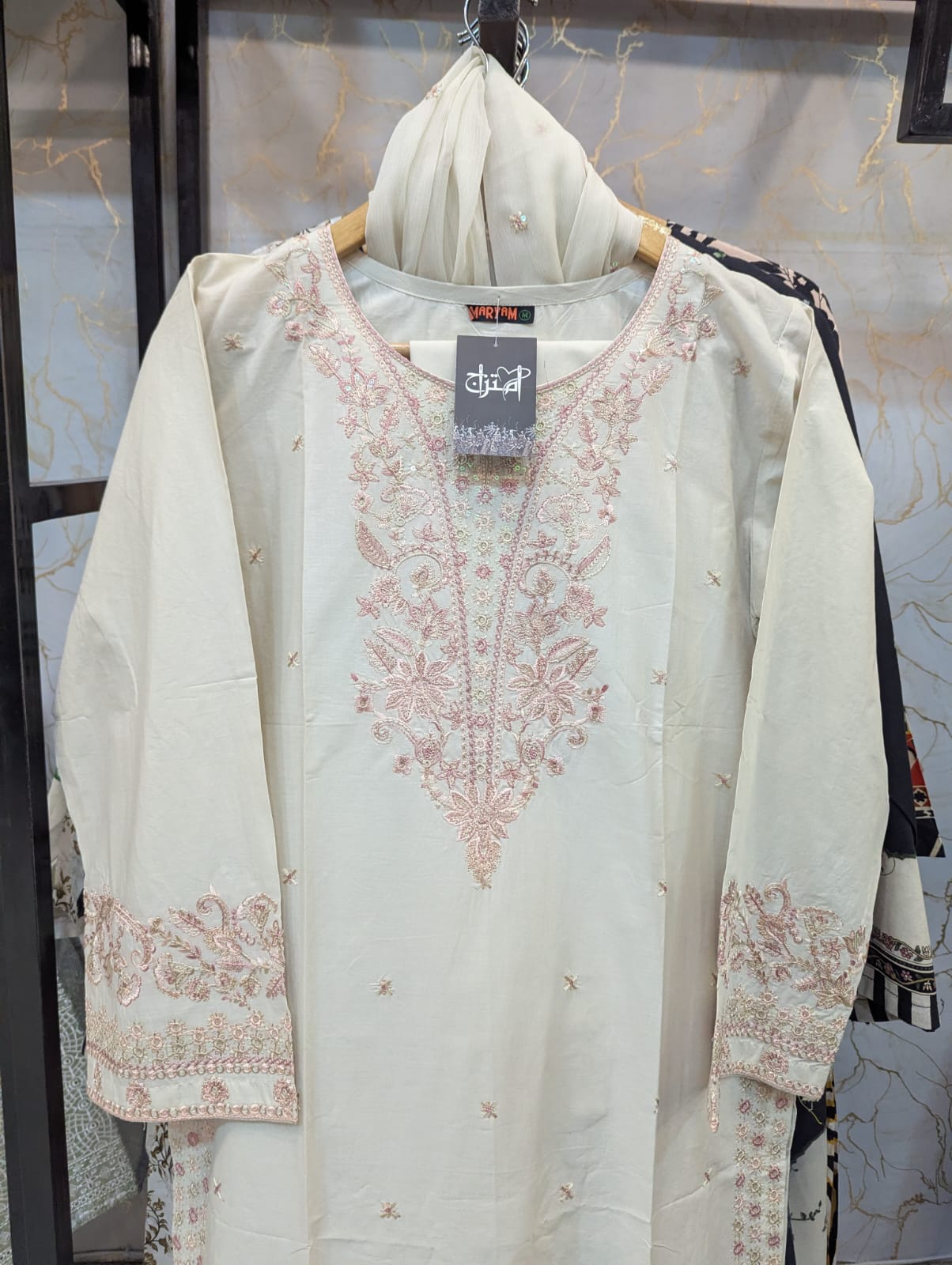 Embroidered Stitch 3pc
