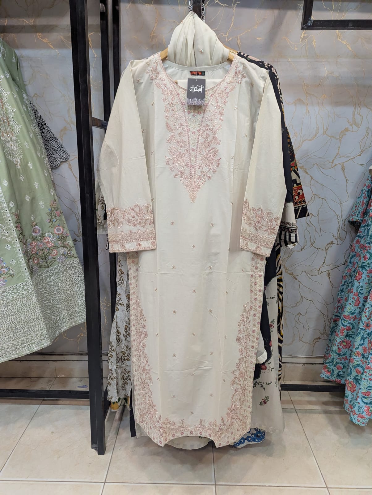 Embroidered Stitch 3pc