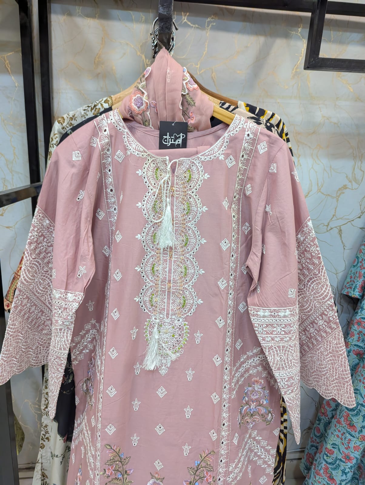 Embroidered Stitch 3pc