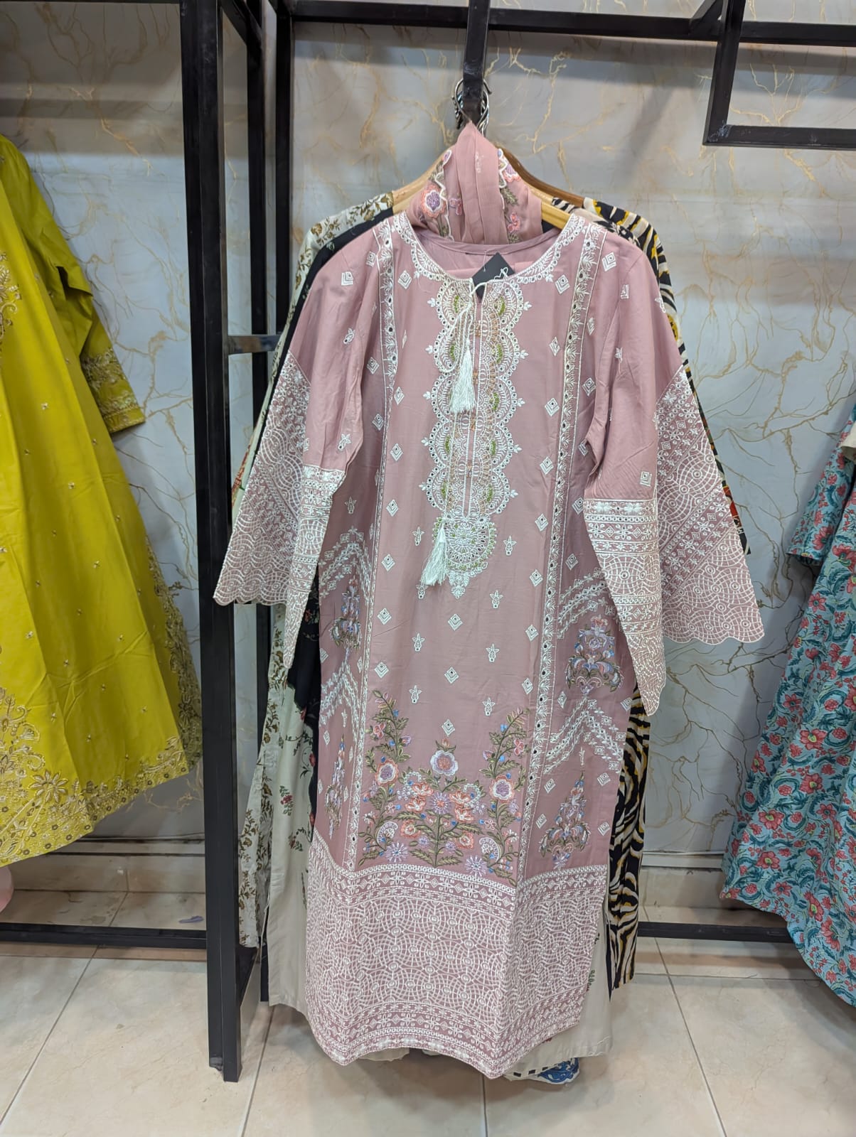 Embroidered Stitch 3pc