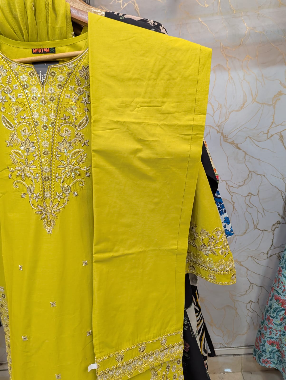 Embroidered Stitch 3pc