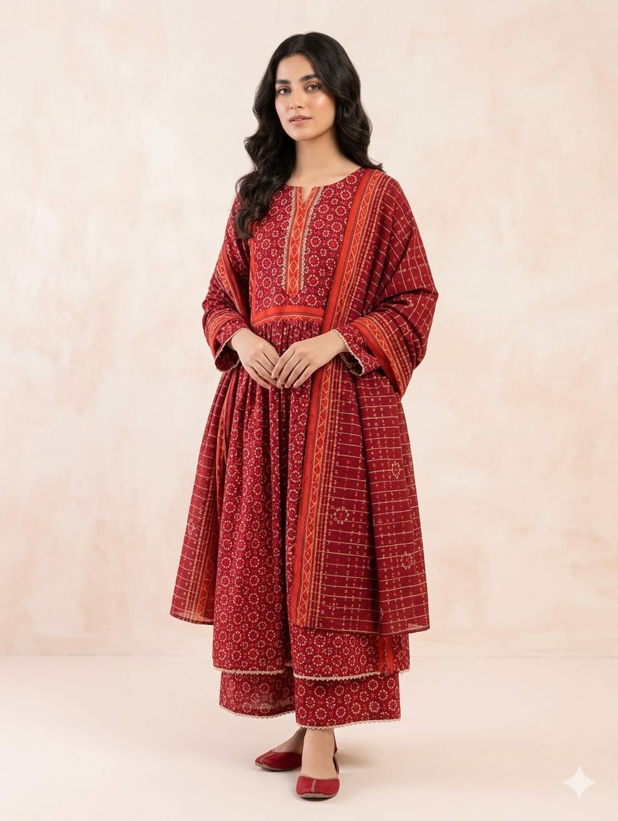 Printed Stitch 3pc