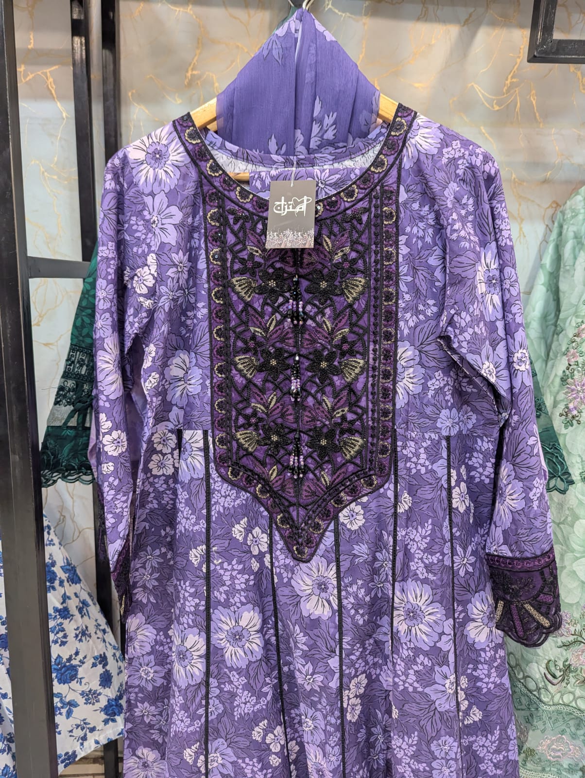 Embroidered  Stitch 3pc