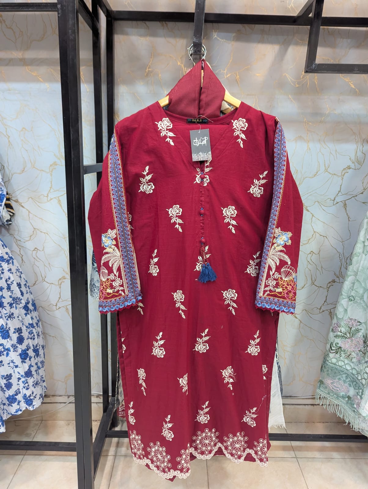 Embroidered Stitch 3 pc