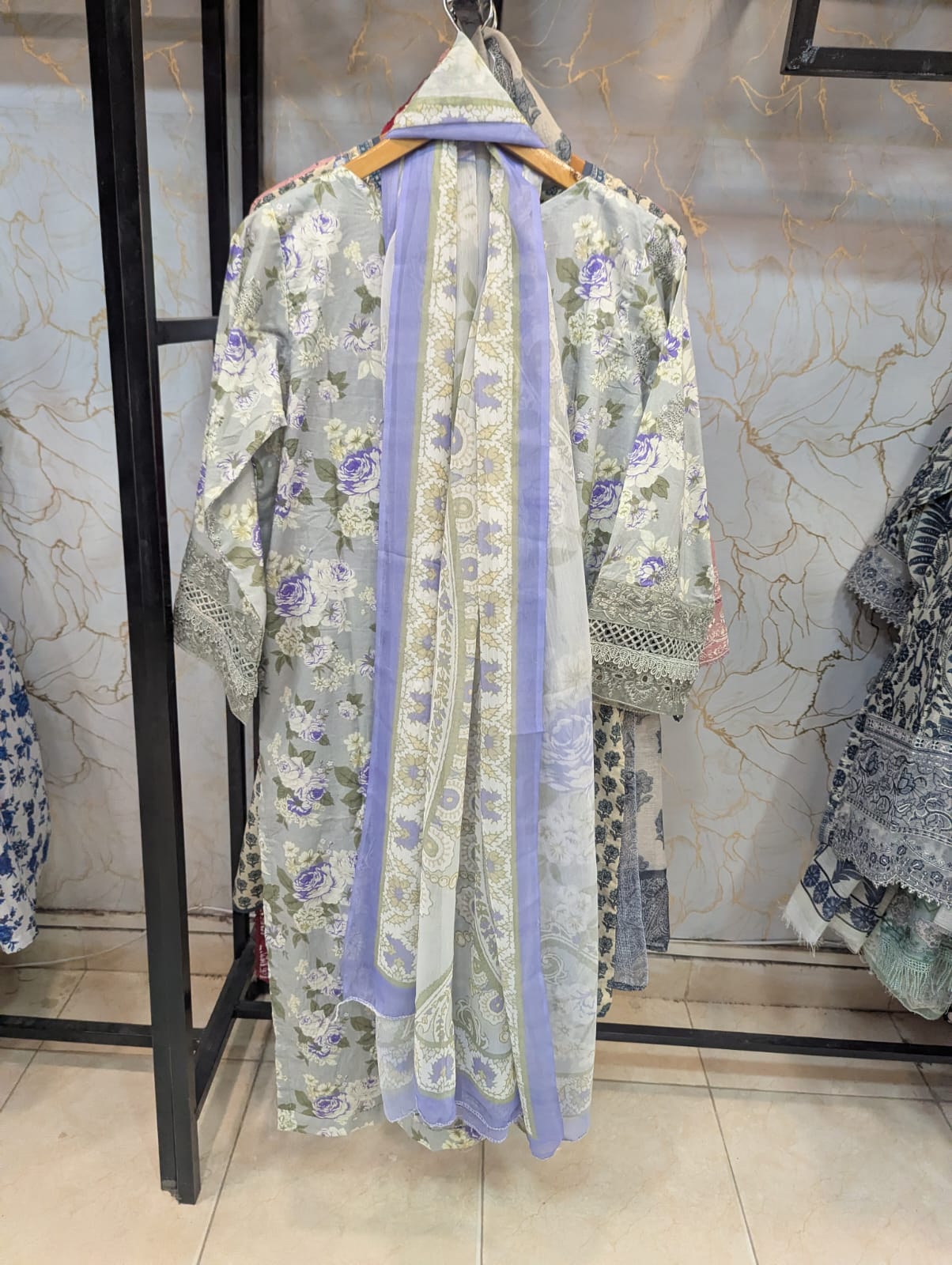 Embroidered Stitch 3pc