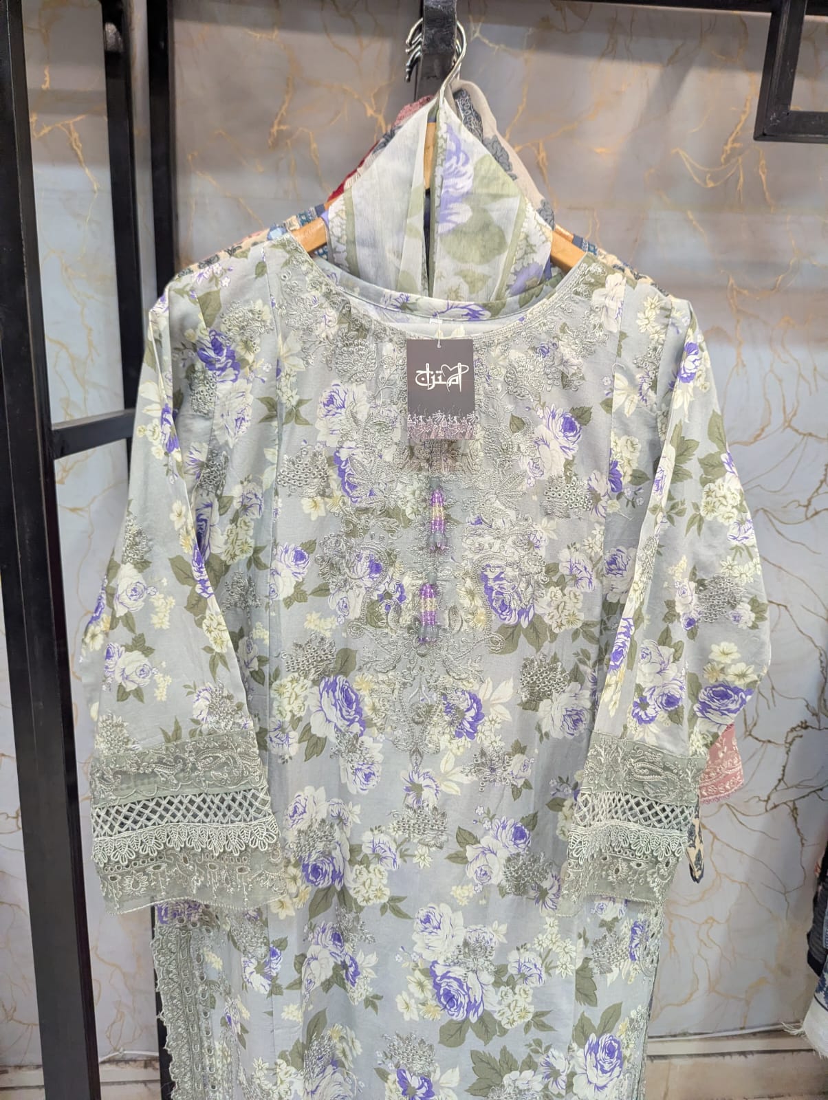 Embroidered Stitch 3pc