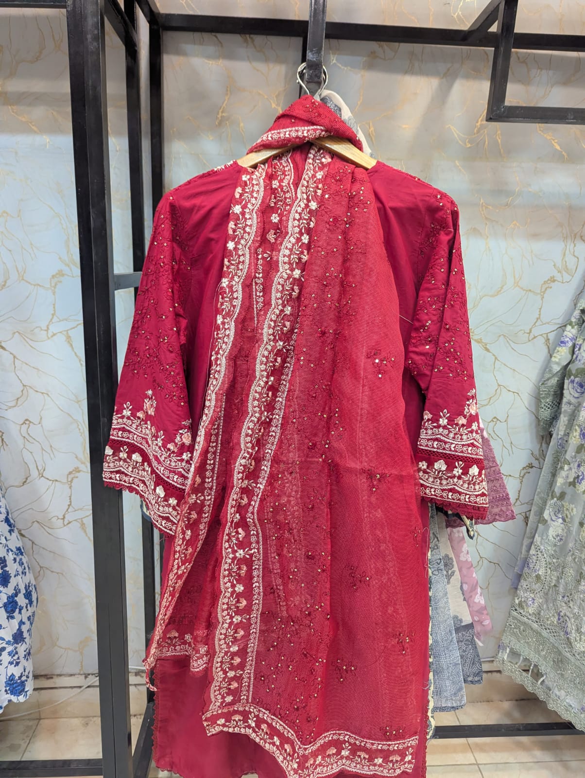 Embroidered Stitch 3pc