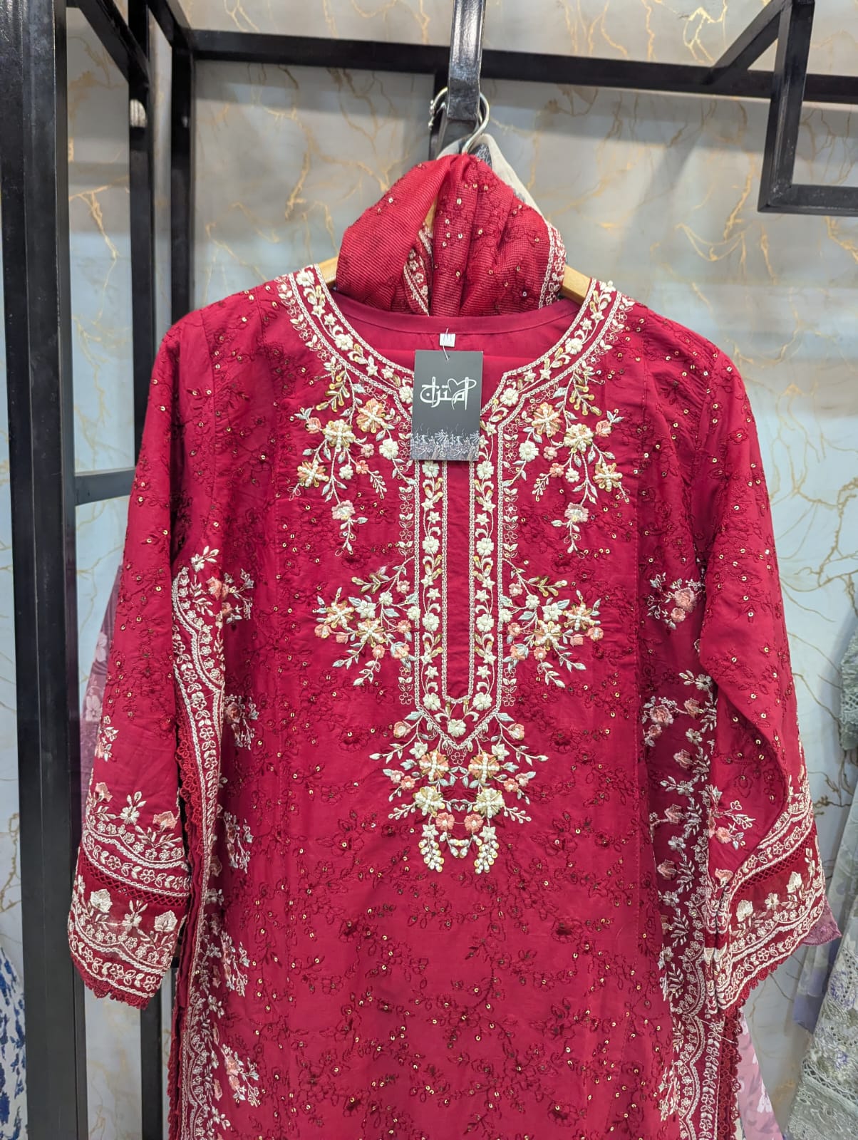 Embroidered Stitch 3pc