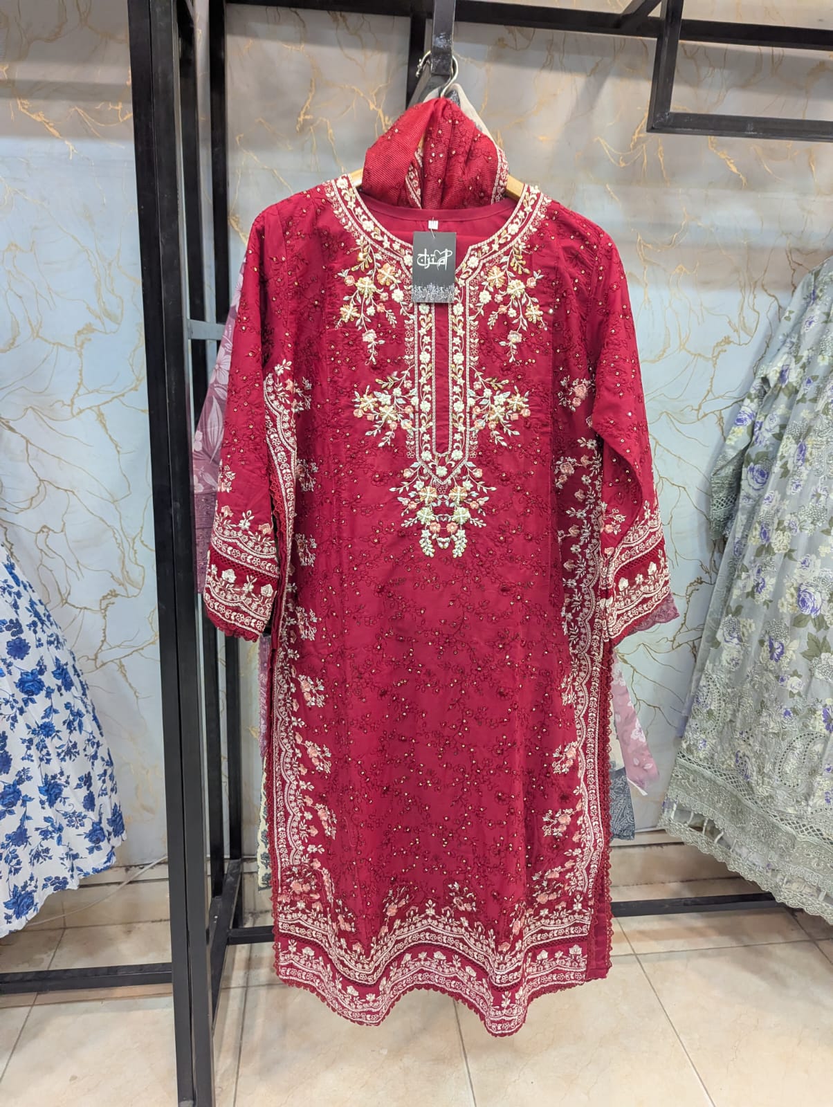 Embroidered Stitch 3pc