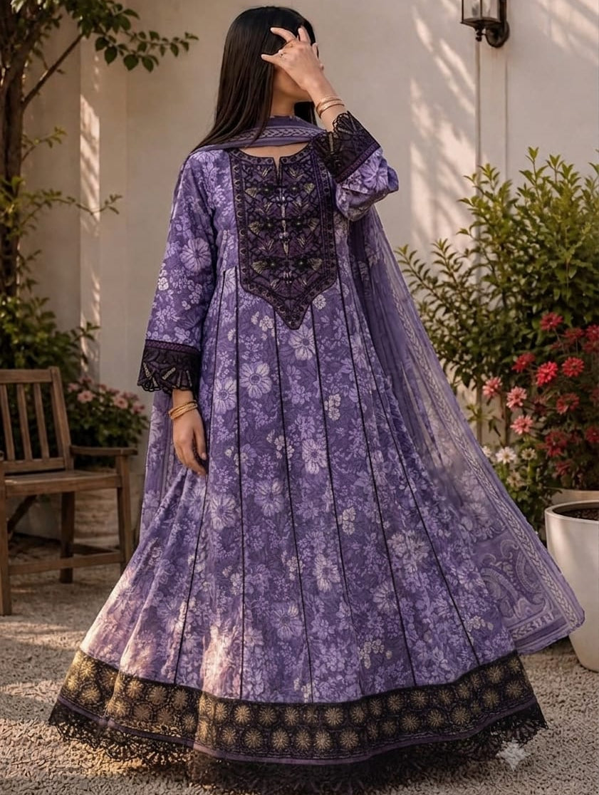 Embroidered  Stitch 3pc