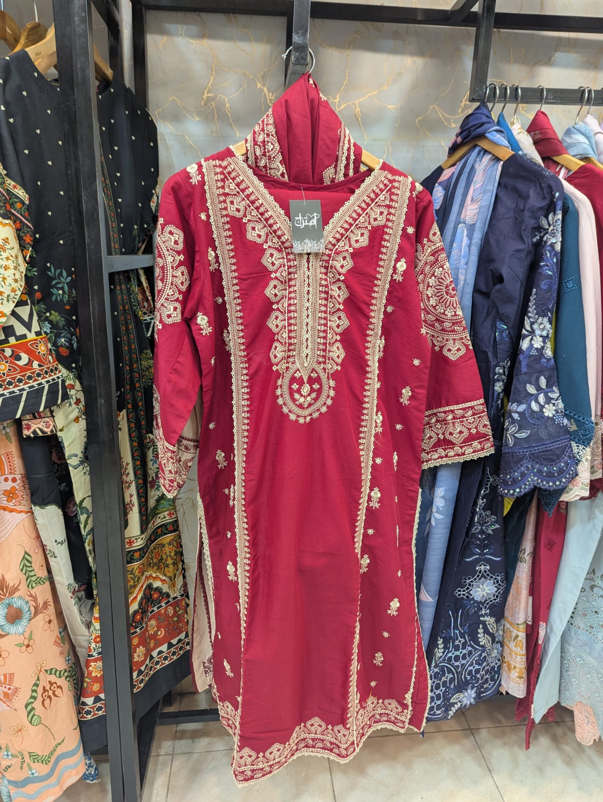 Embroidered Stitch 3 pc