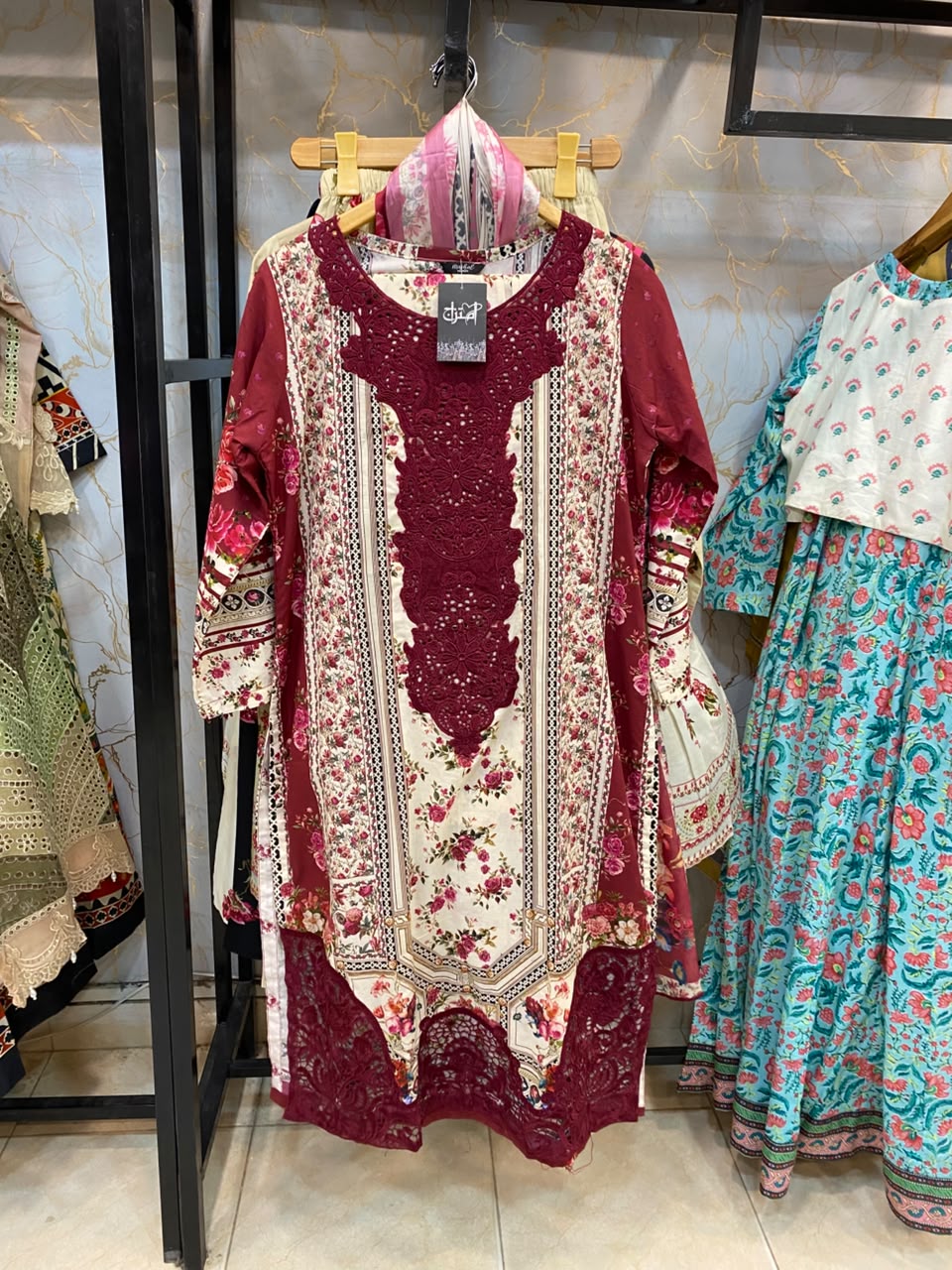 Embroidered Stitch 3pc