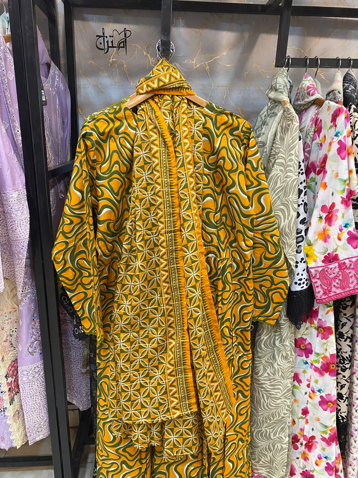 Lawn Frock 3pc