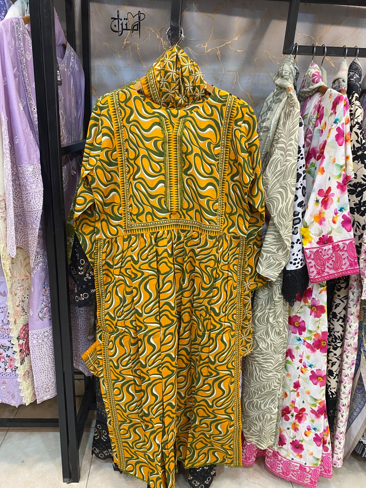 Lawn Frock 3pc