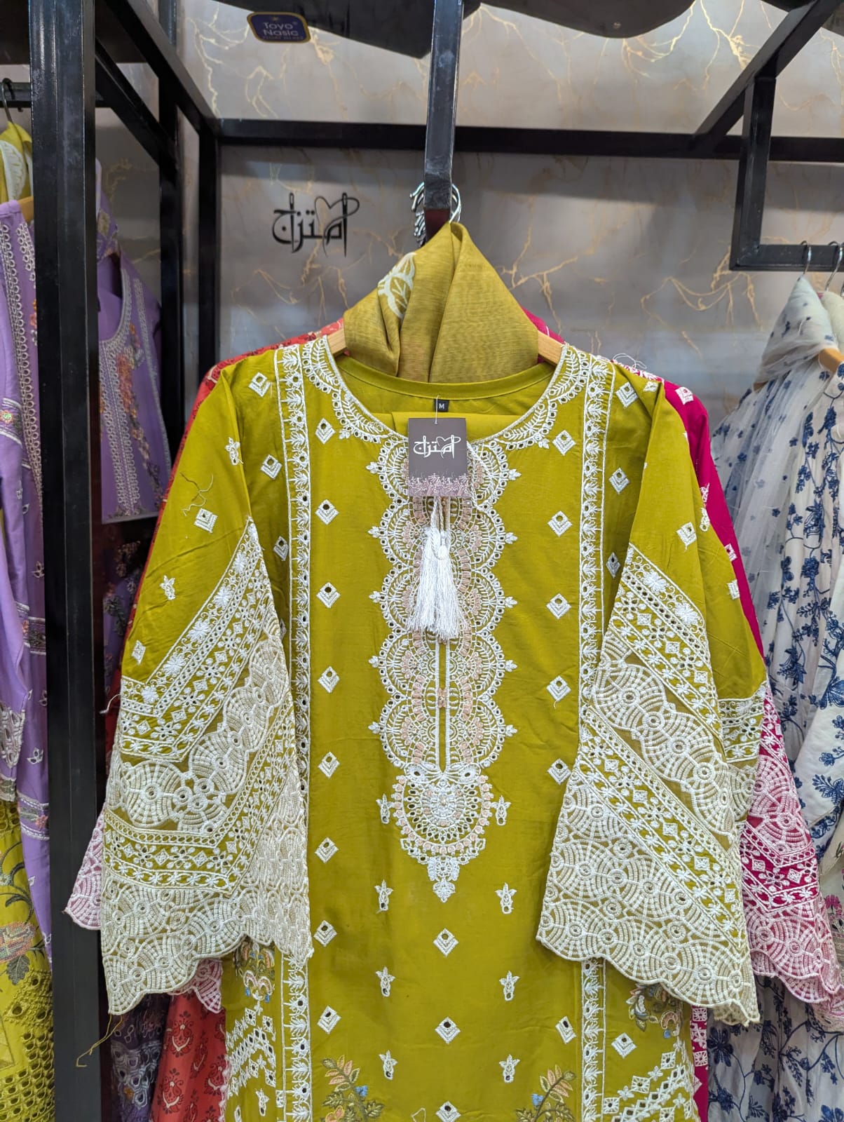 Embroidered Stitch 3pc