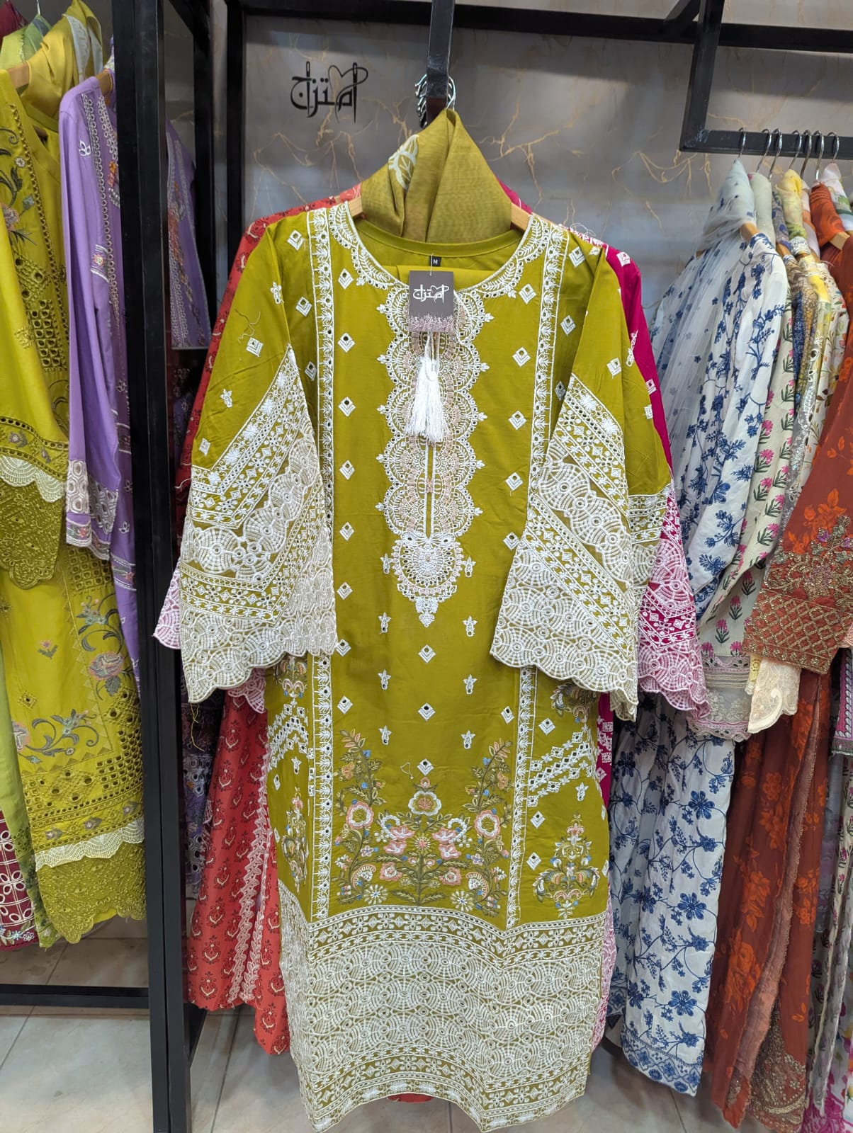 Embroidered Stitch 3pc