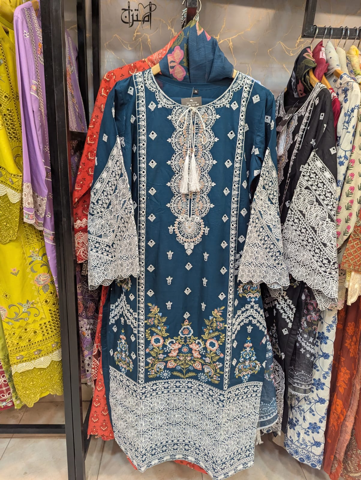 Embroidered Stitch 3pc