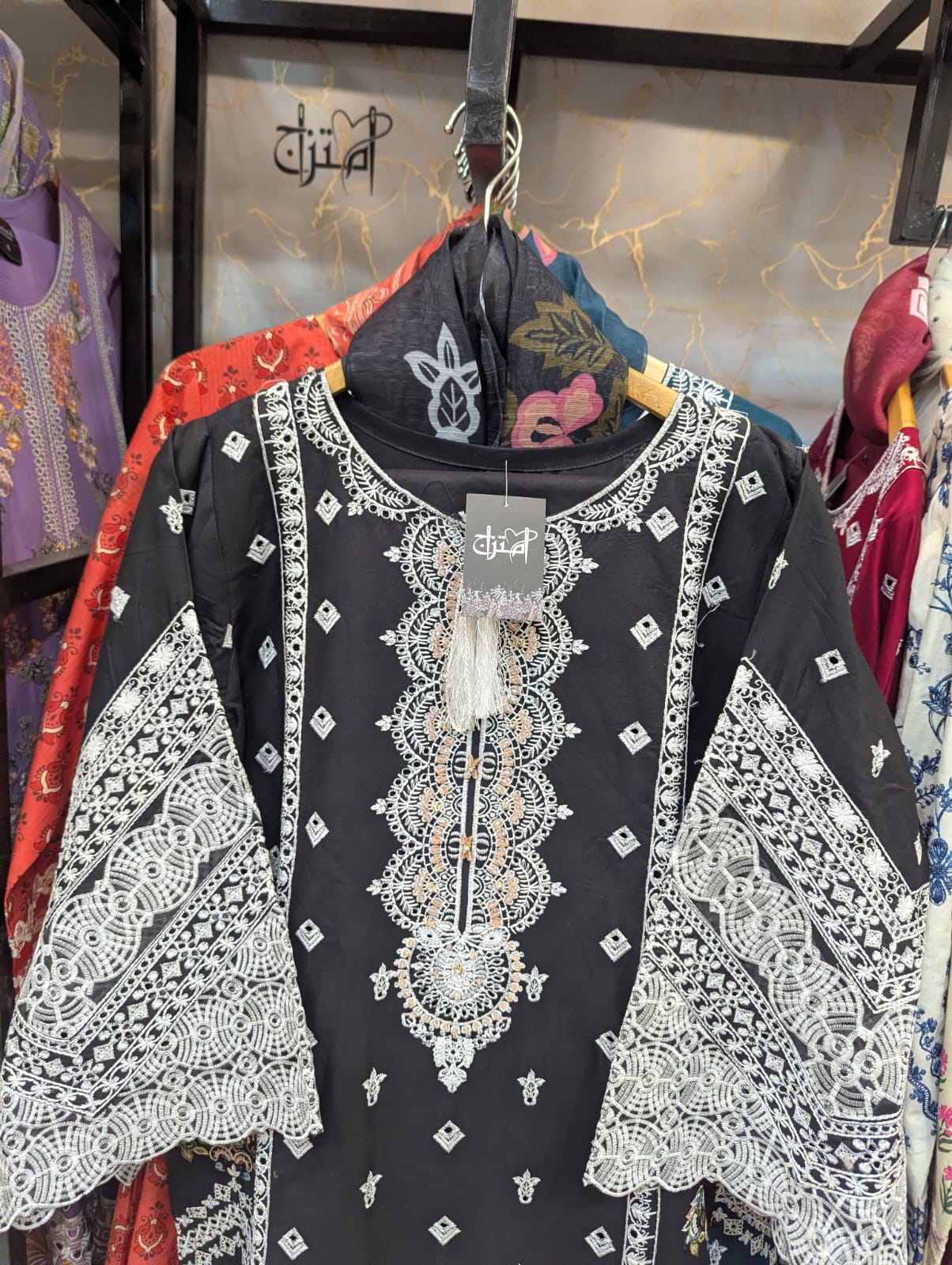 Embroidered Stitch 3pc