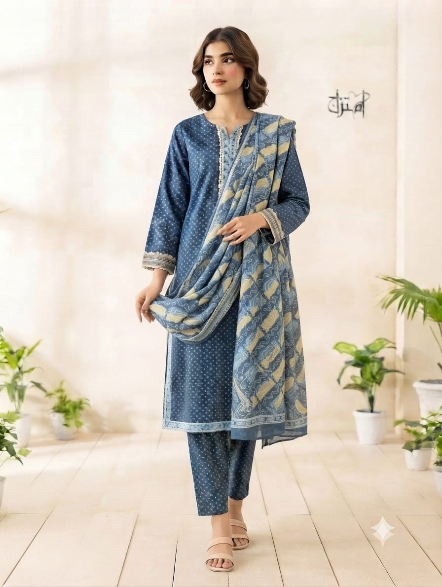 Stitch lawn 3pc