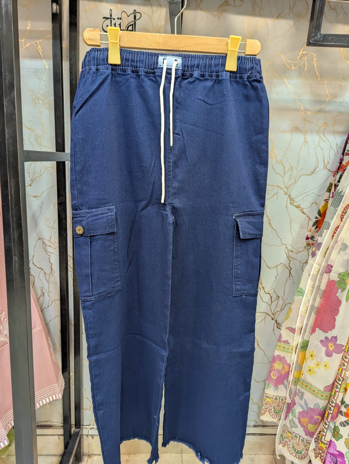 Blue Cargo Jeans
