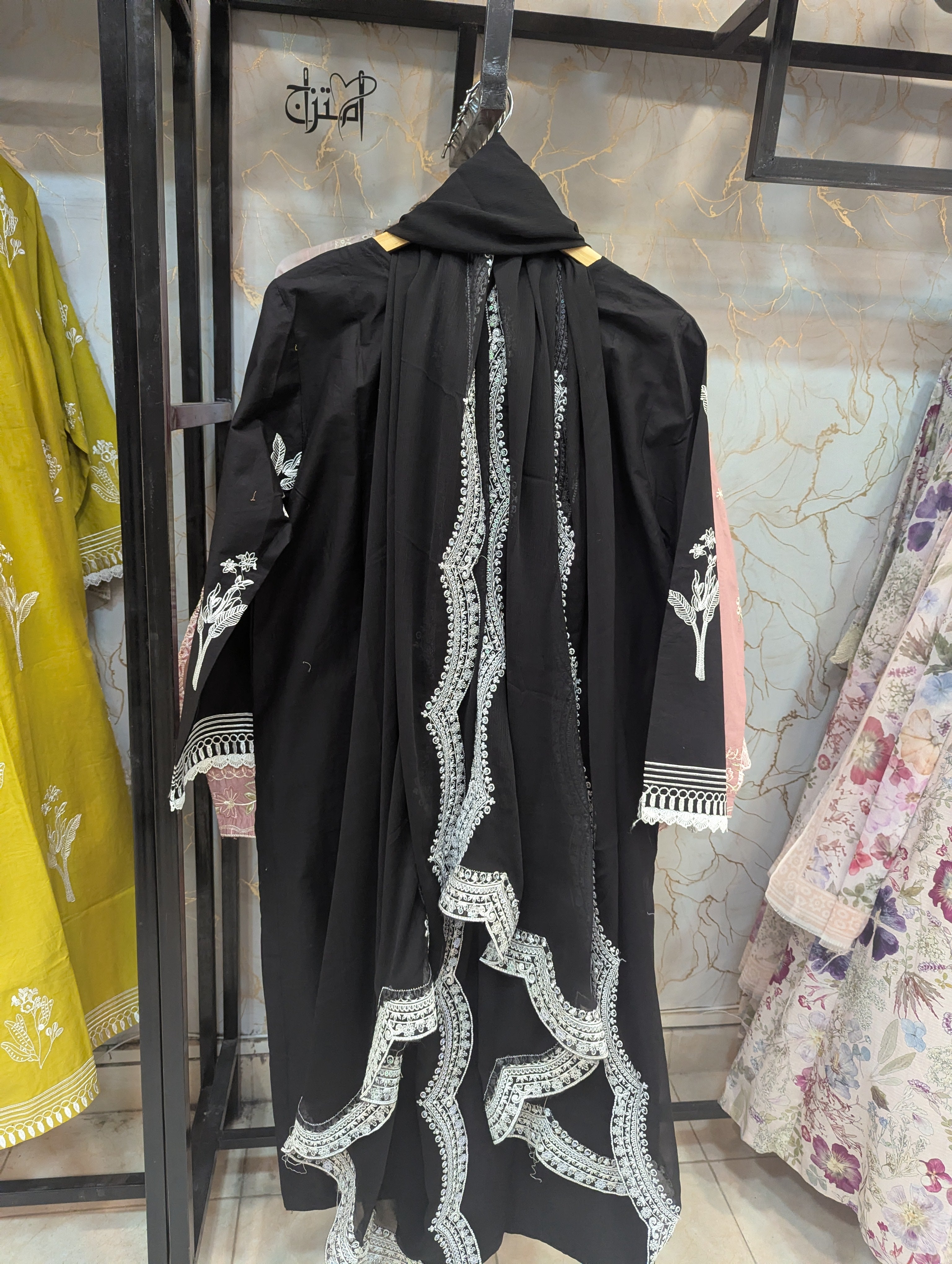 Embroidered Stitch 3pc(New arrivals)