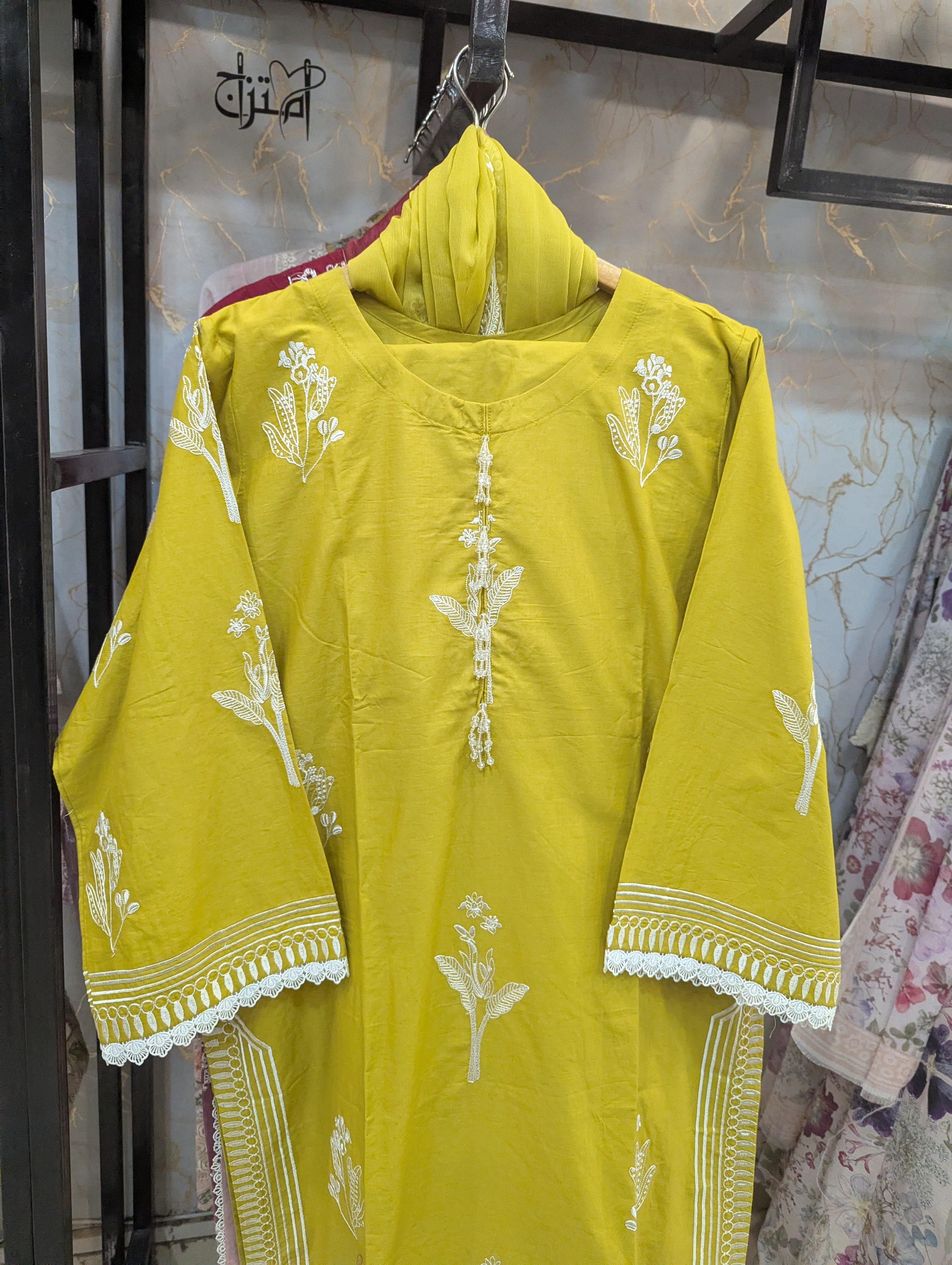Embroidered Stitch 3pc(New Arrivals)