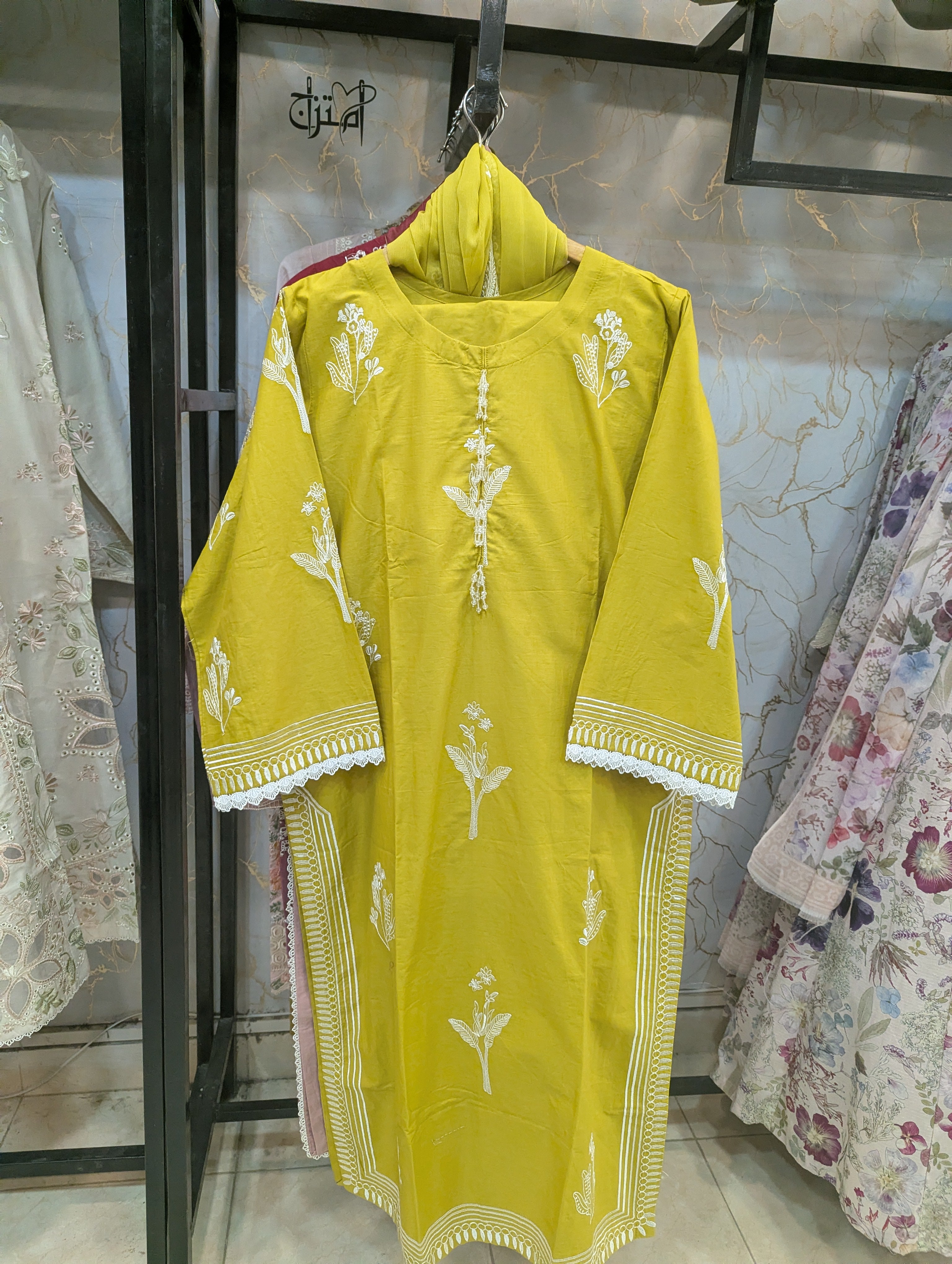 Embroidered Stitch 3pc(New Arrivals)