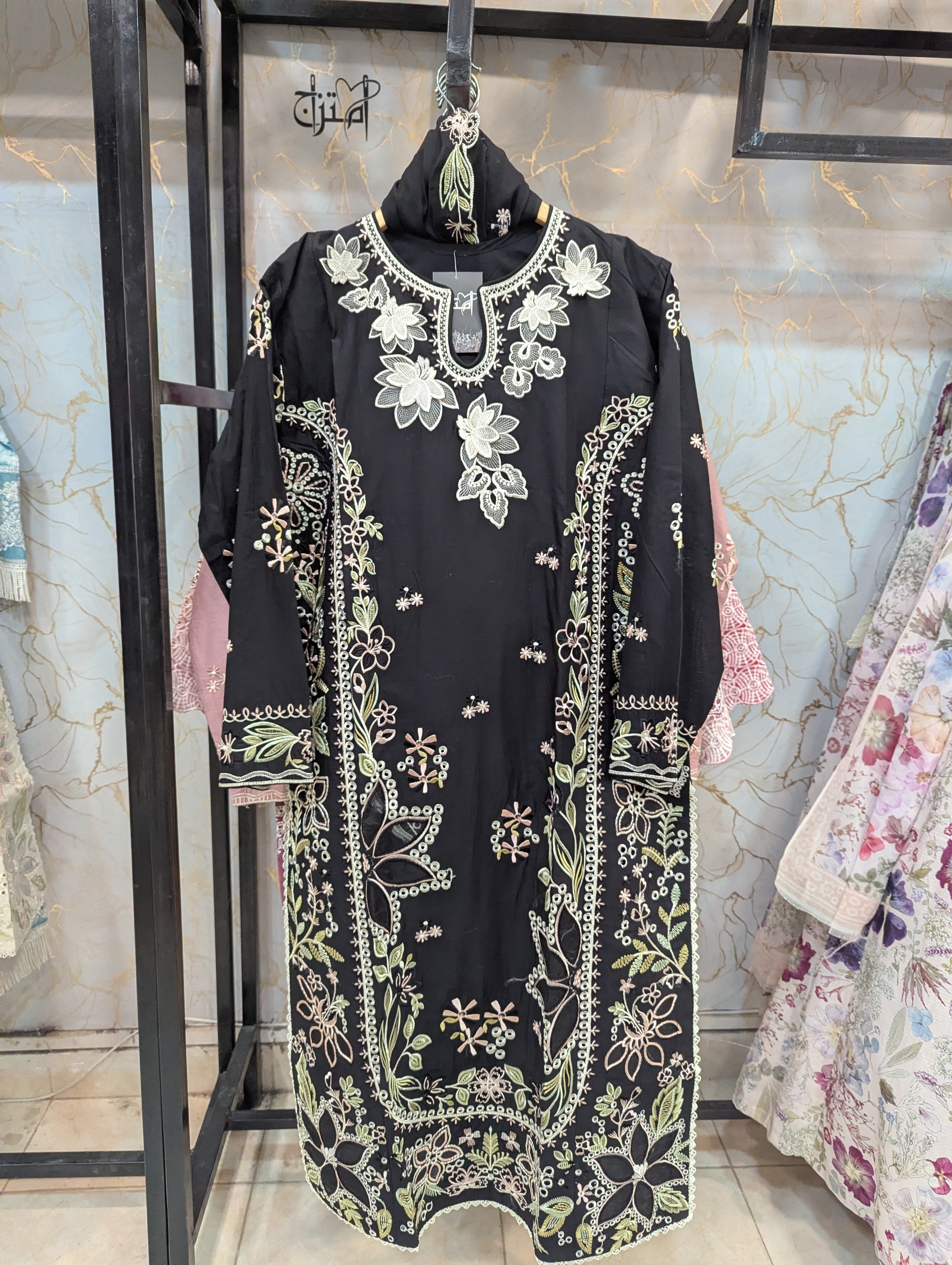 Embroidered Stitch 3 pc(New arrivals)