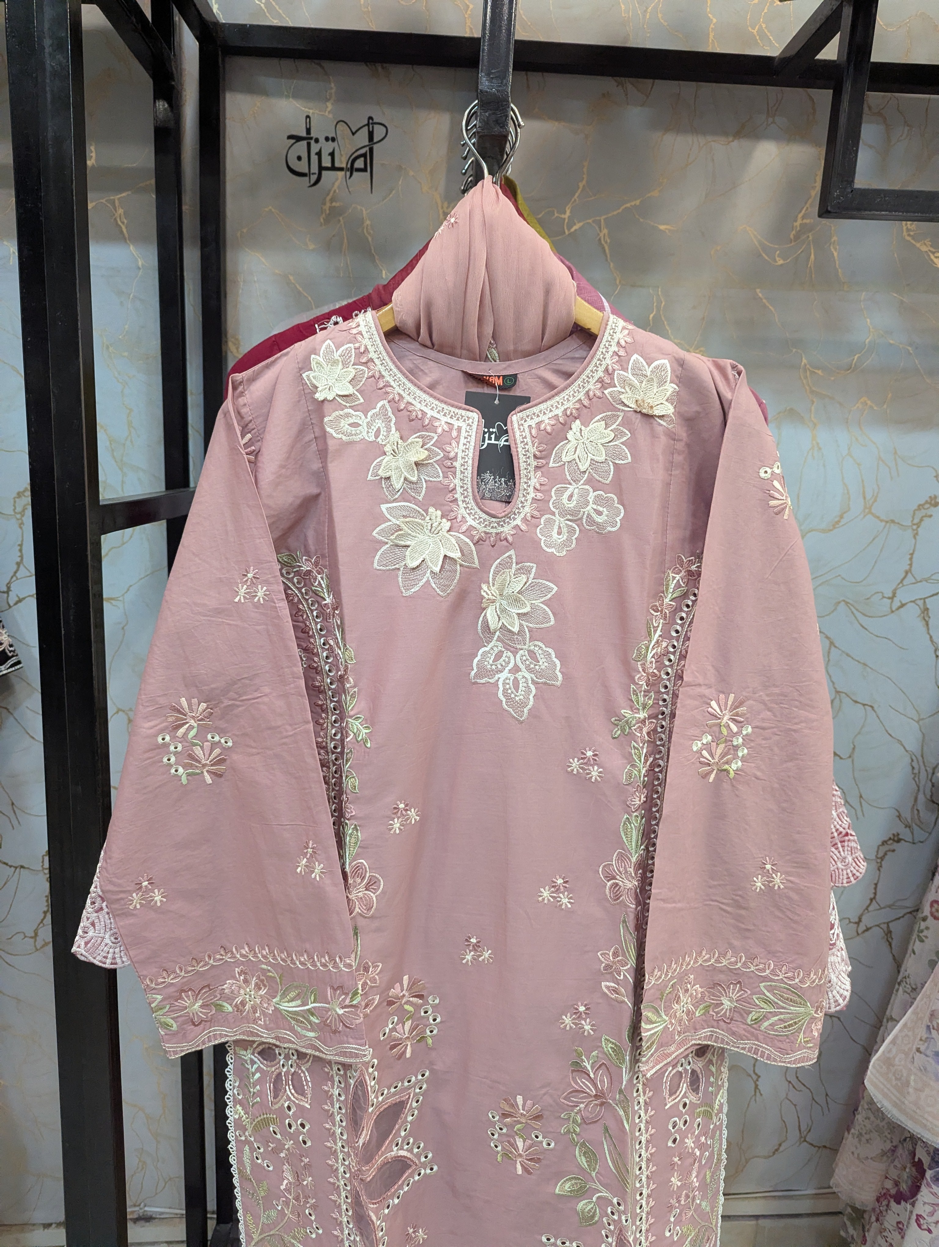 Embroidered Stitch 3pc(New arrivals)