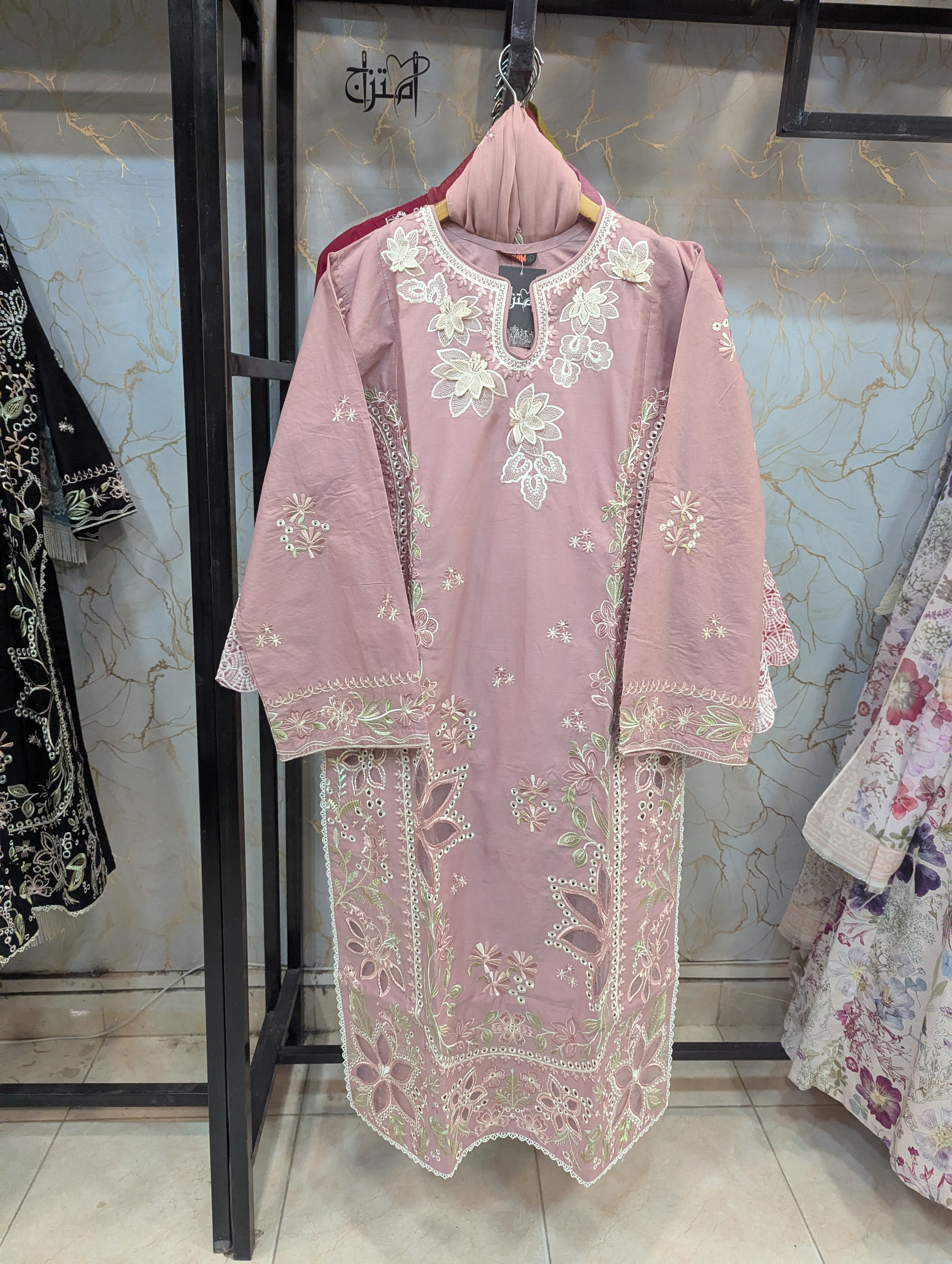 Embroidered Stitch 3pc(New arrivals)
