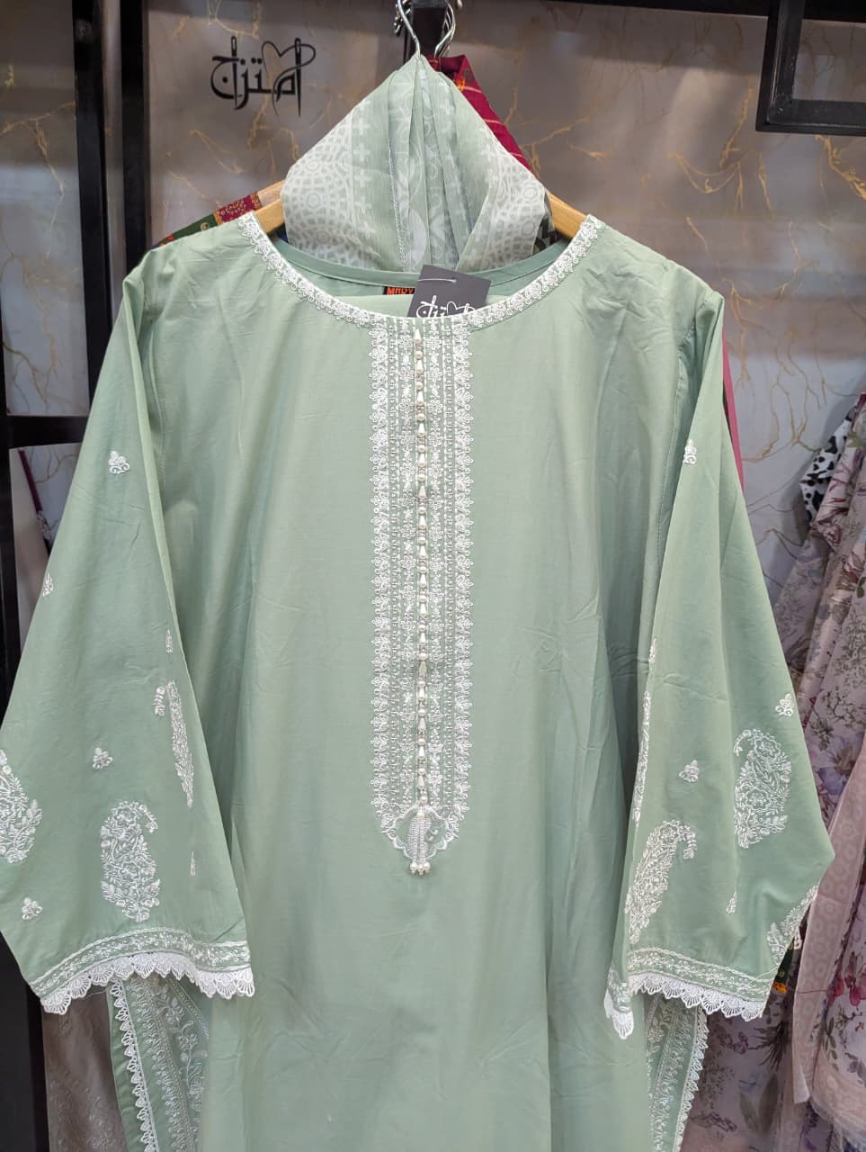 Embroidered Stitch 3pc(New arrivals)