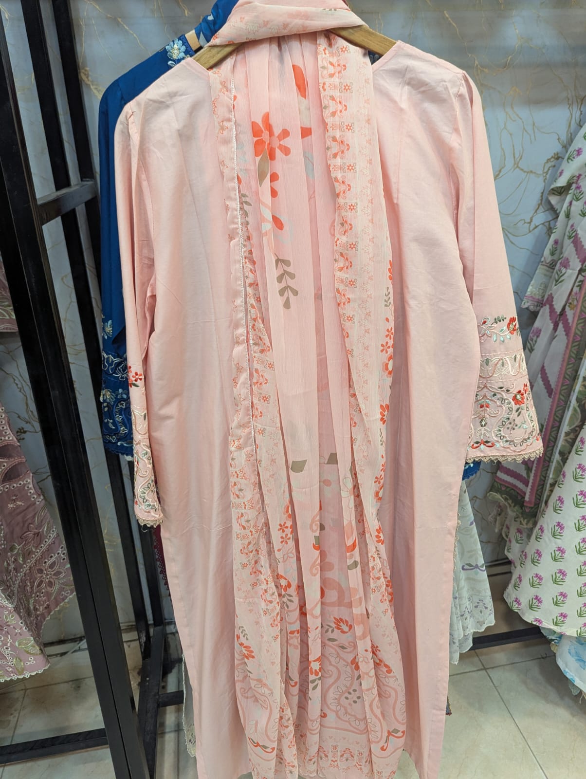 Embroidered Stich 3pc Suit
