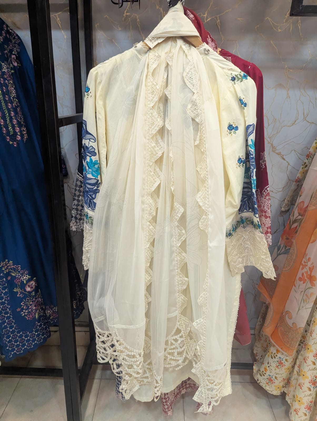 Embroidered Stitch 3pc