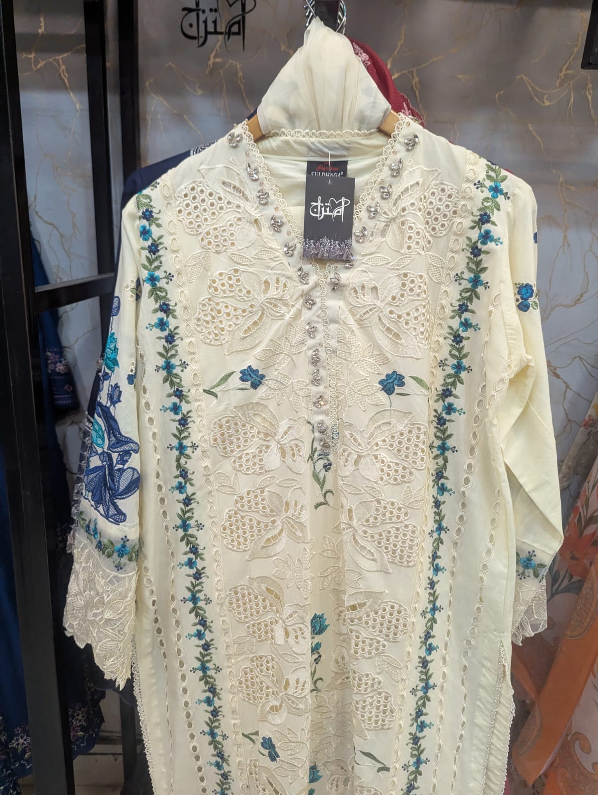 Embroidered Stitch 3pc