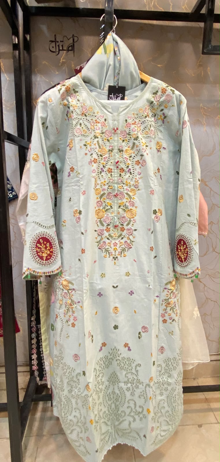 Winter Khaddar  Embroidered Stitch 3pc