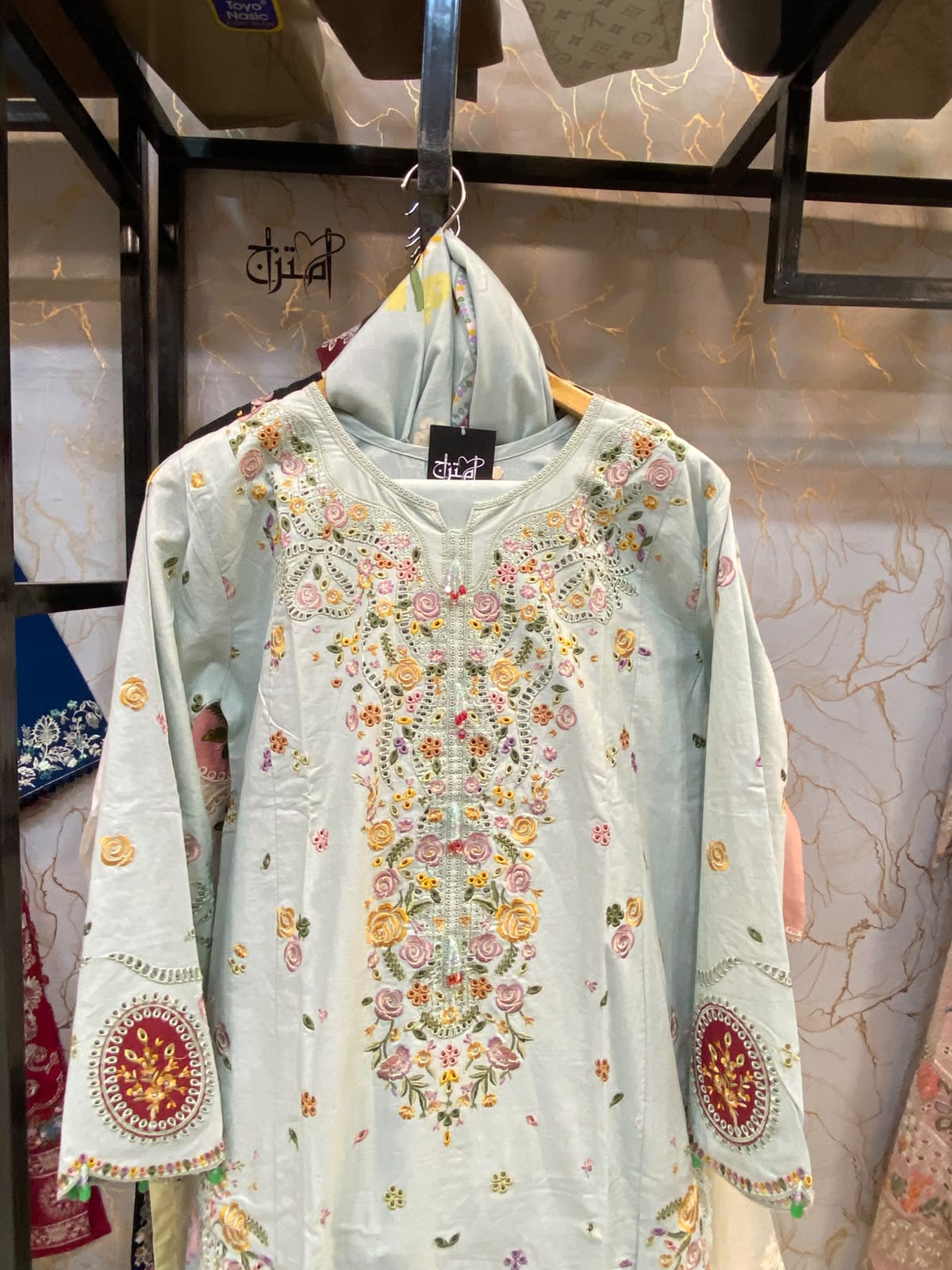 Winter Khaddar  Embroidered Stitch 3pc